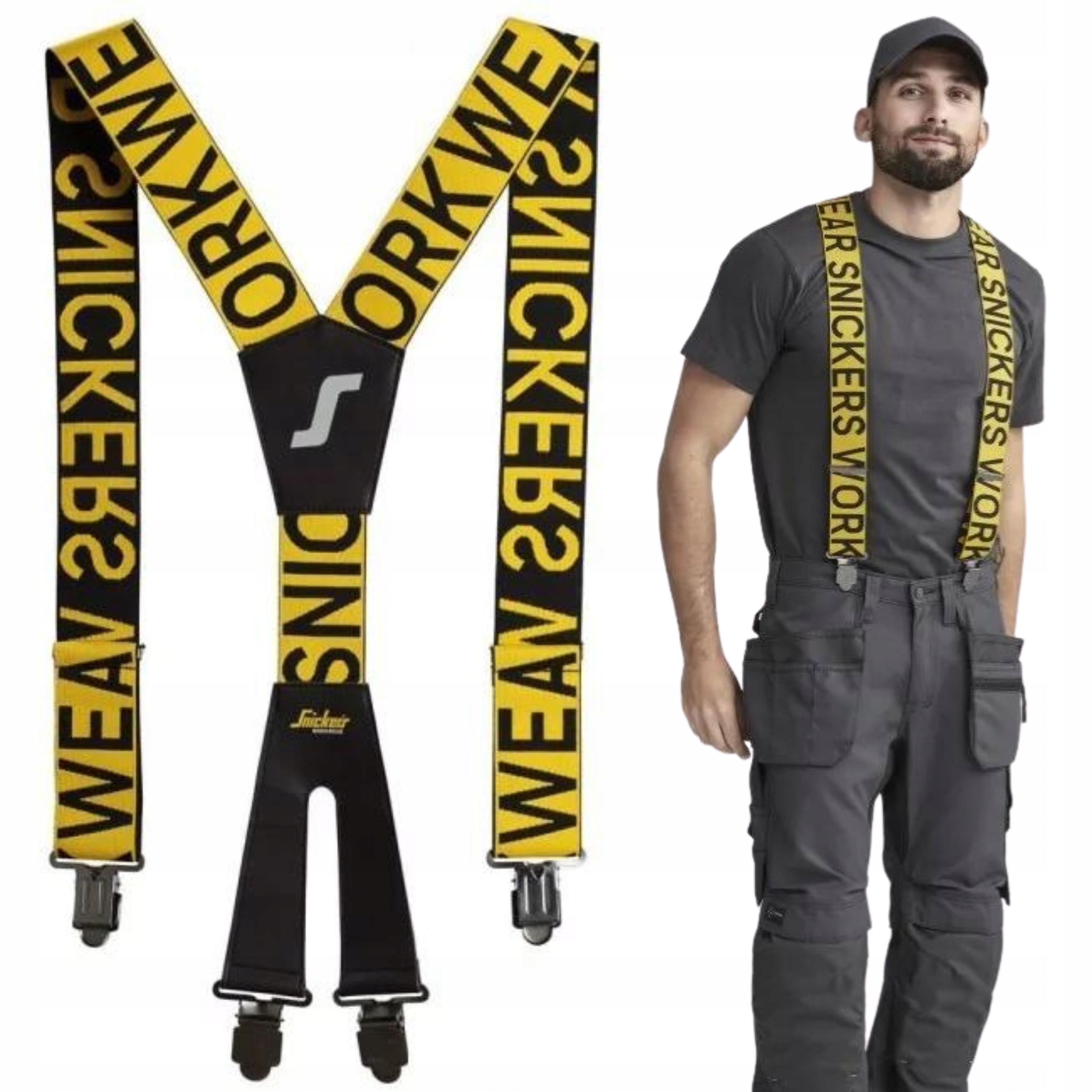 Pánské elastické ke kalhotám šle Snickers 9064