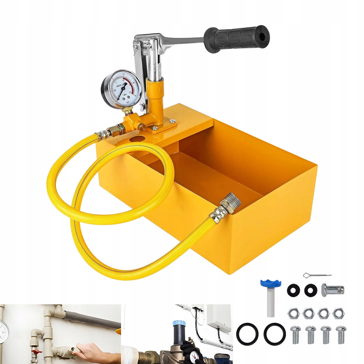 Ruční Pumpa Pro Tlakové Zkoušky Těsnosti 25 Bar 95 cm