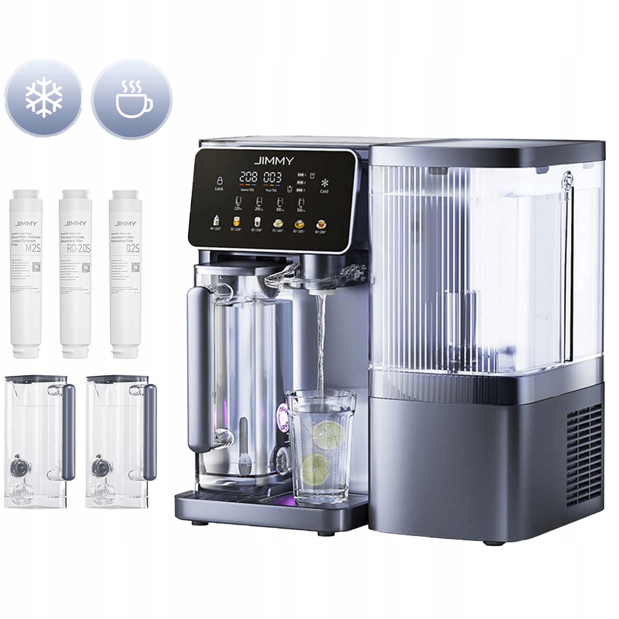 Rozdělovač vody s reverzní osmózou Jimmy R9 Pro 10–15°C studená voda