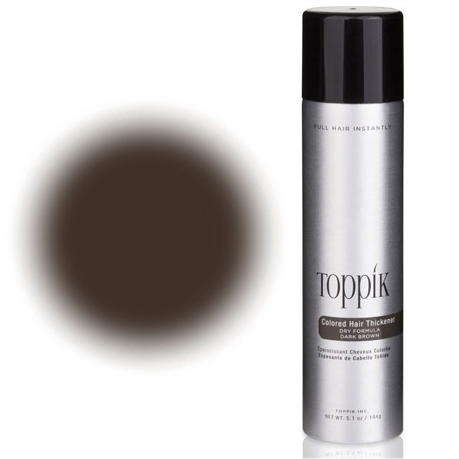 Mikrovlákna ve spreji Toppik 144 g – Tmavě Hnědá