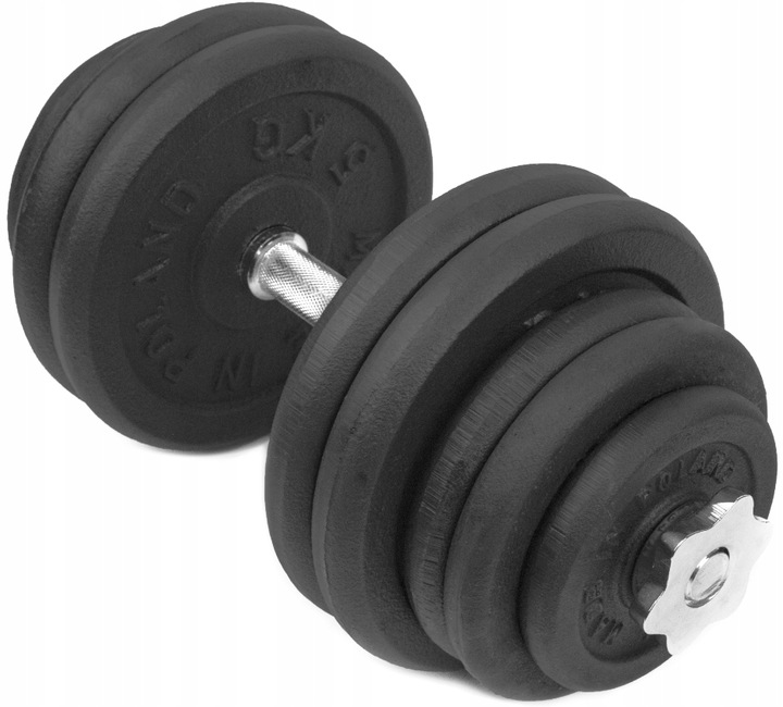 HANTLA ŻELIWNA 1x35kg hantel 35kg gryf obciążenie Kod producenta HŻ-1X35-SFF