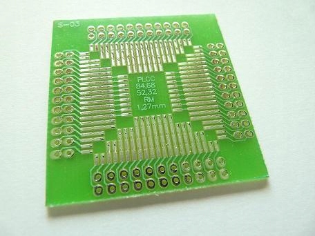 

Płytka S-03 Adapter Plcc 84,68,52,32 Raster 1,27mm