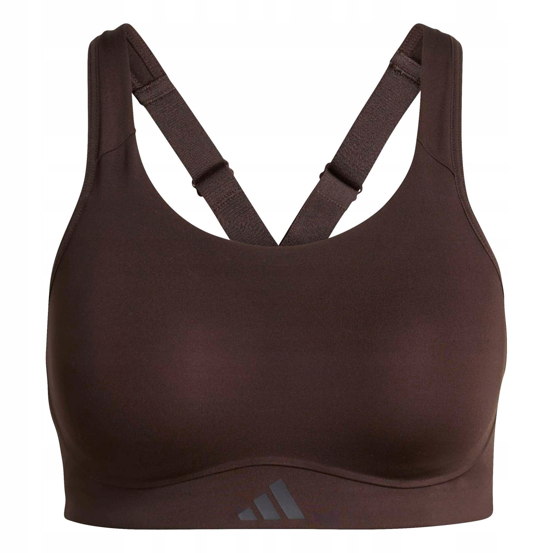 Stanik sportowy damski adidas Optime Workout brązowy KA0067 r M Ab
