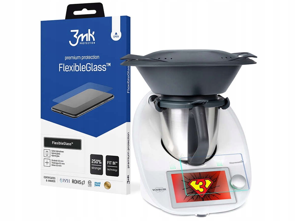 

3mk Szkło hybrydowe Flexible Glass 7H do Thermomix