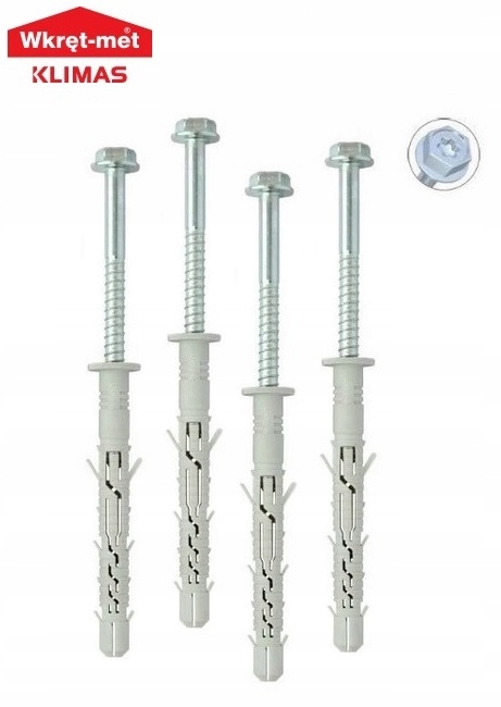 Kołki rozporowe ramowe KPR-FAST-K 12x120mm 25 szt. Producent Wkręt-Met