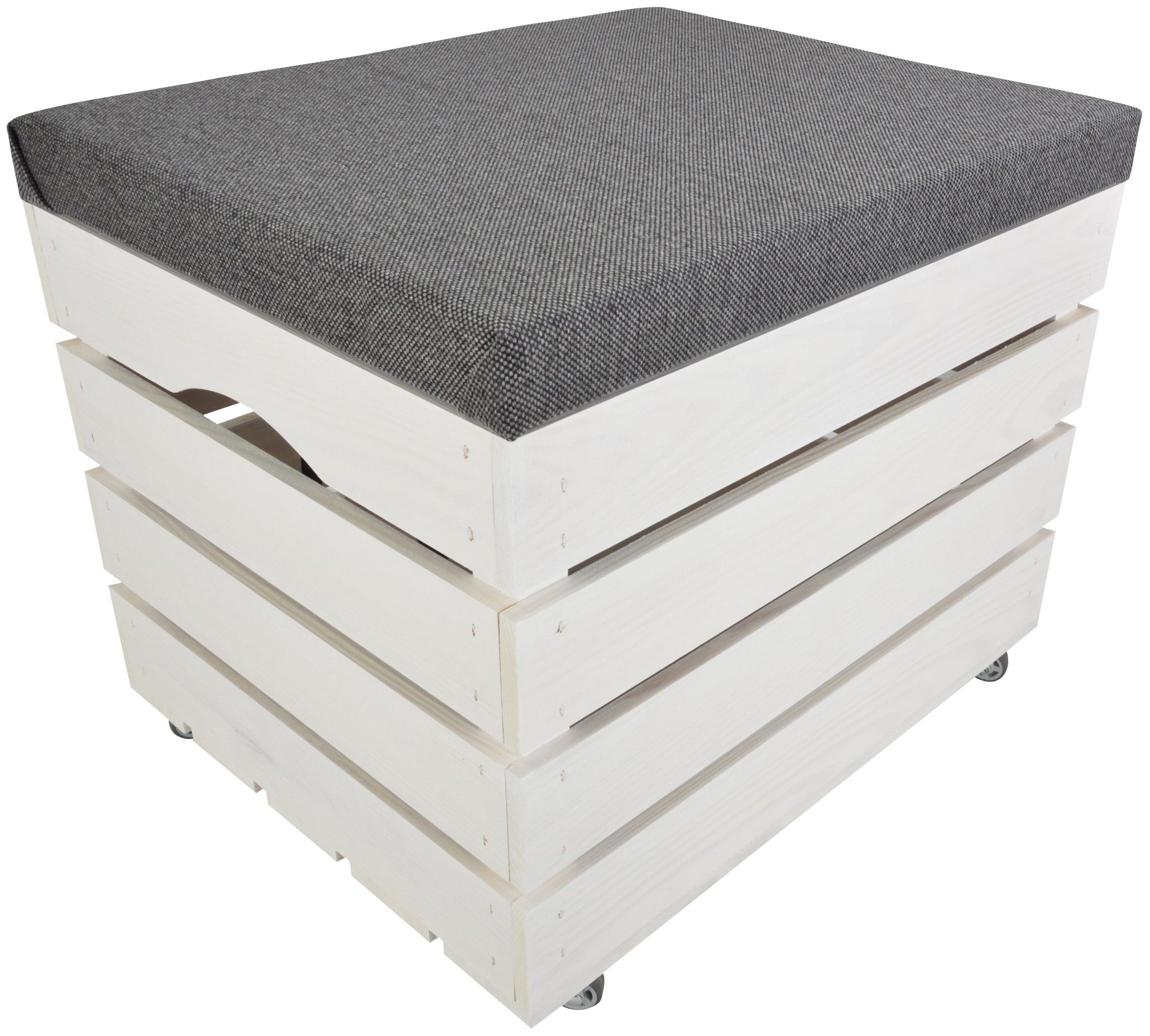 

Pufa Pojemnik Schowek Skrzynia Drewniana Z Obiciem