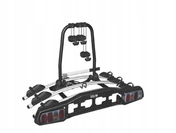 PLATFORMA ROWEROWA NA HAK 3 ROWERY UCHYLNA