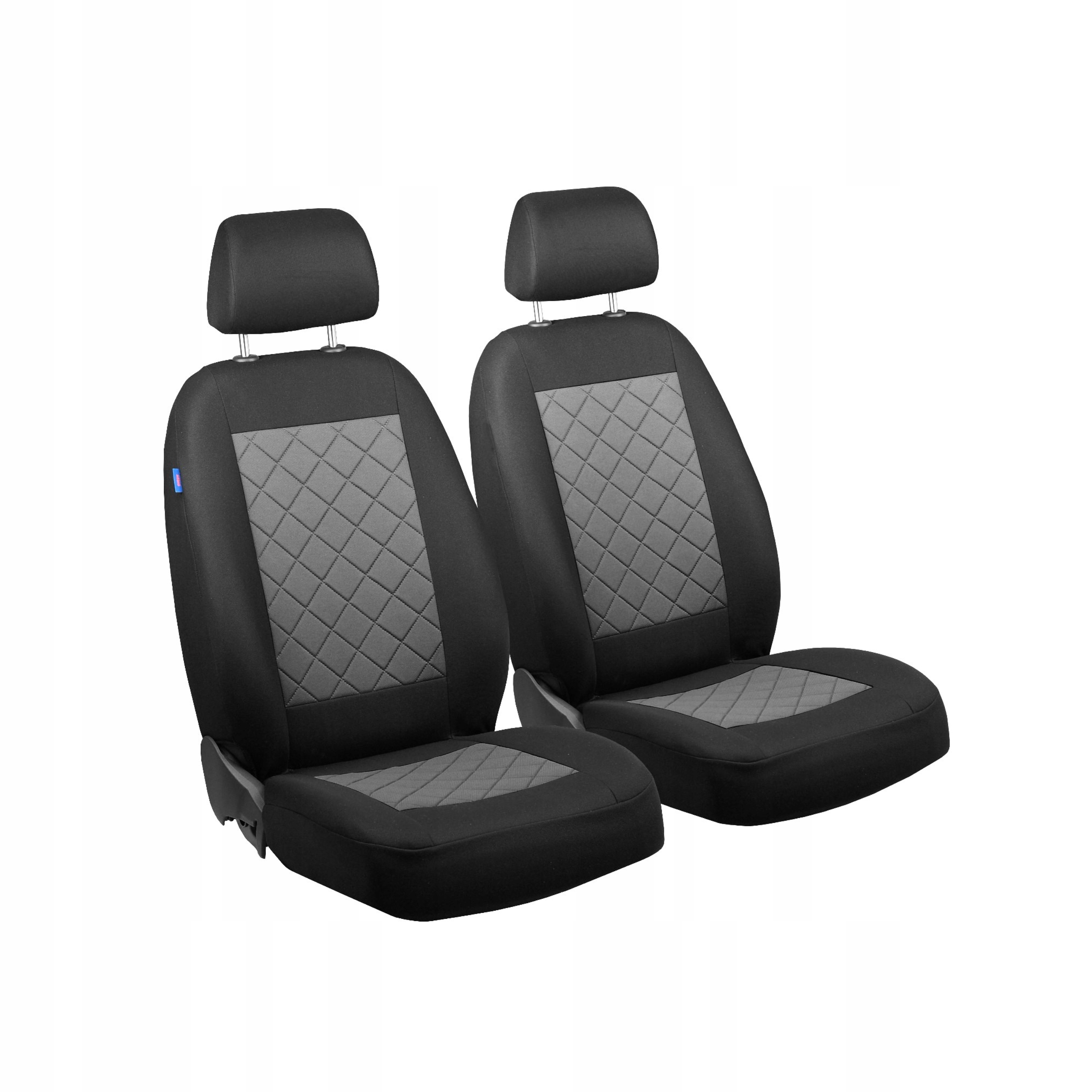 Pokrowce samochodowe czarno-szare Fiat Doblo Zakszwalnia