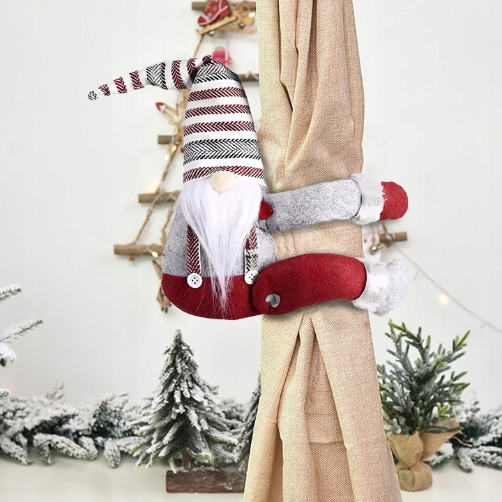 SKRZAT KRASNAL ŚWIĄTECZNY MIKOŁAJ GNOM NA RZEP