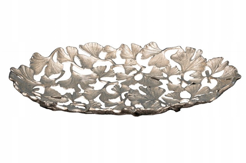 Gingko mísa stříbrná 40x26 cm Invicta