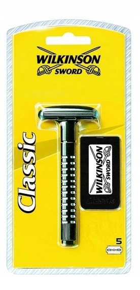 WILKINSON CLASSIC MASZYNKA DO GOLENIA + 5 ŻYLETEK