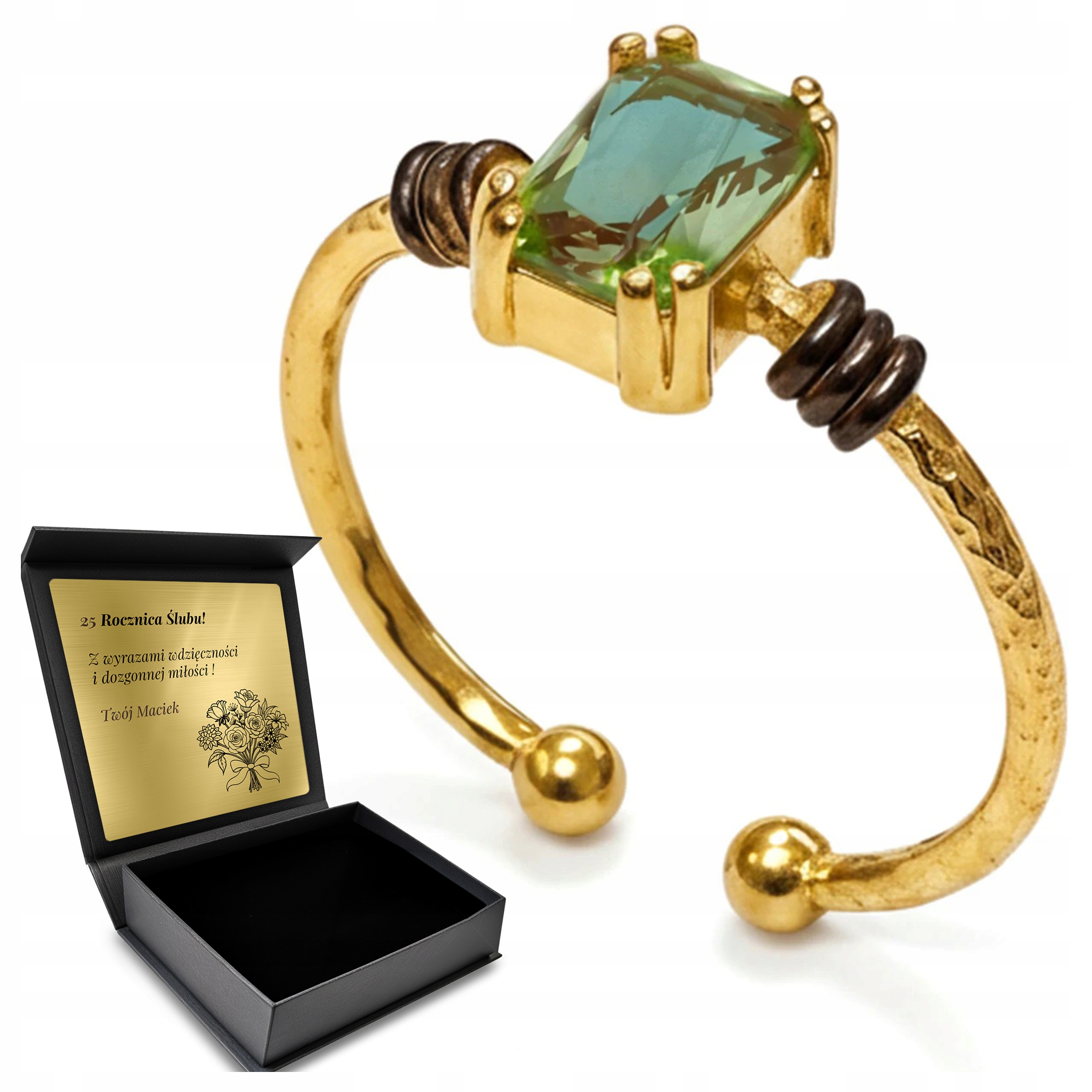 Prstýnek Kámen Zultanit Dárek pro ženu Gravírování