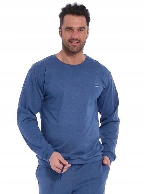 Pánské Pyžamo 322/288 Lofoten 2 Dr XXL jeans/melange