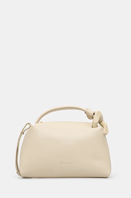 Jw Anderson Klasická Kožená Kabelka Béžová S Uzlíkem I2H