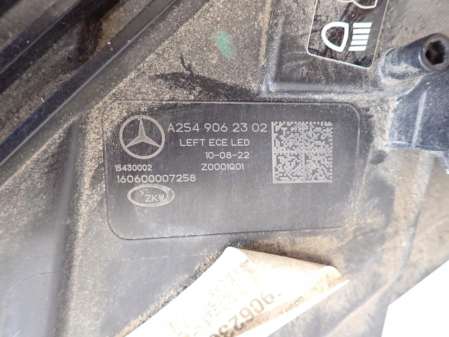 light front front left MERCEDES GLC W254 2022- FULL LED A2549062302
