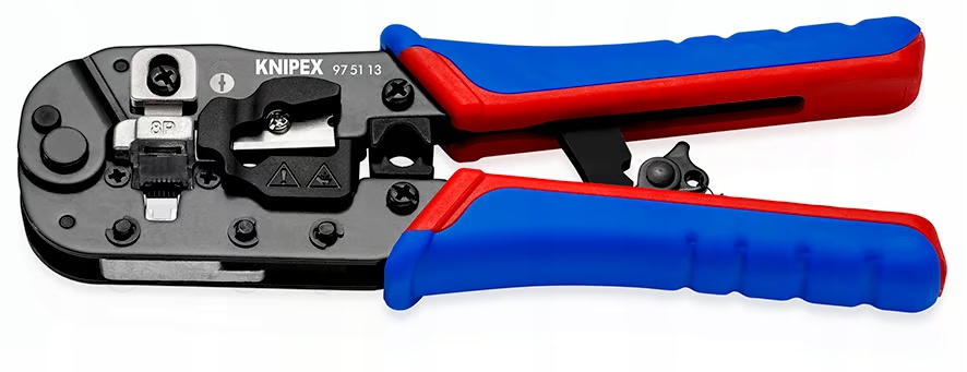 Kleště na lisování konektorů typu RJ45, Knipex [97 51 13]