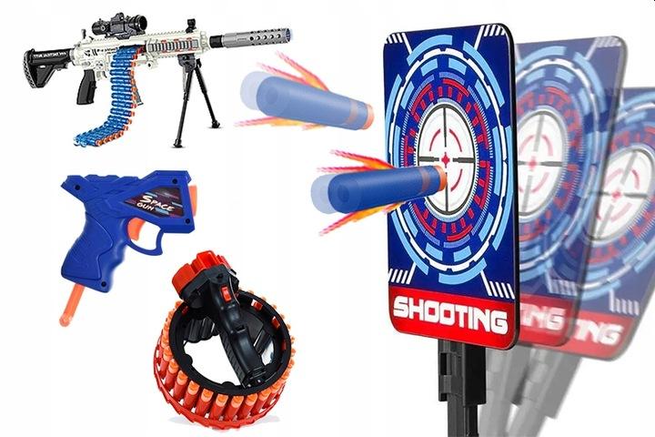 Tarcza Strzelnica Zręcznościowa Automatyczna z Licznikiem +Pistolet Bohater / Bajka brak