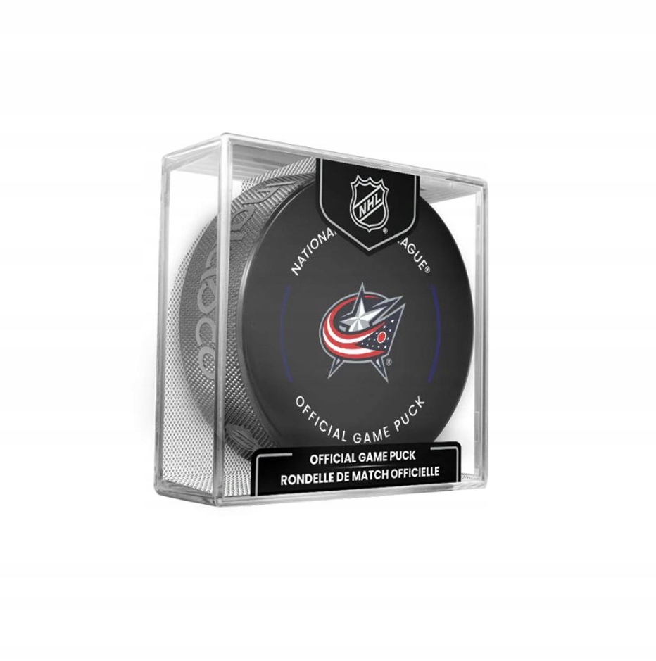 InGlasCo Fanouškovský puk Nhl Official Game Puck (1ks), Columbus Blue Jacke