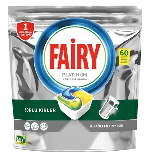 капсули для змиварки FAIRY Platinium Lemon 60