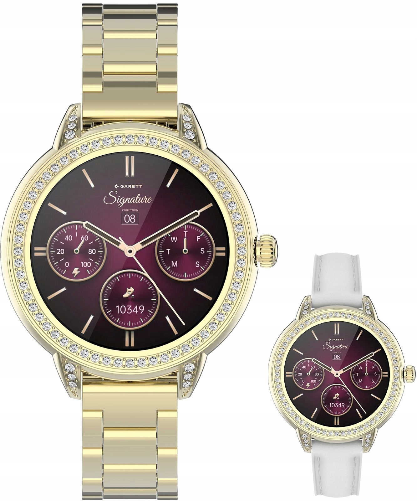 Chytré Hodinky Garett Signature Stella Gold Solid Set