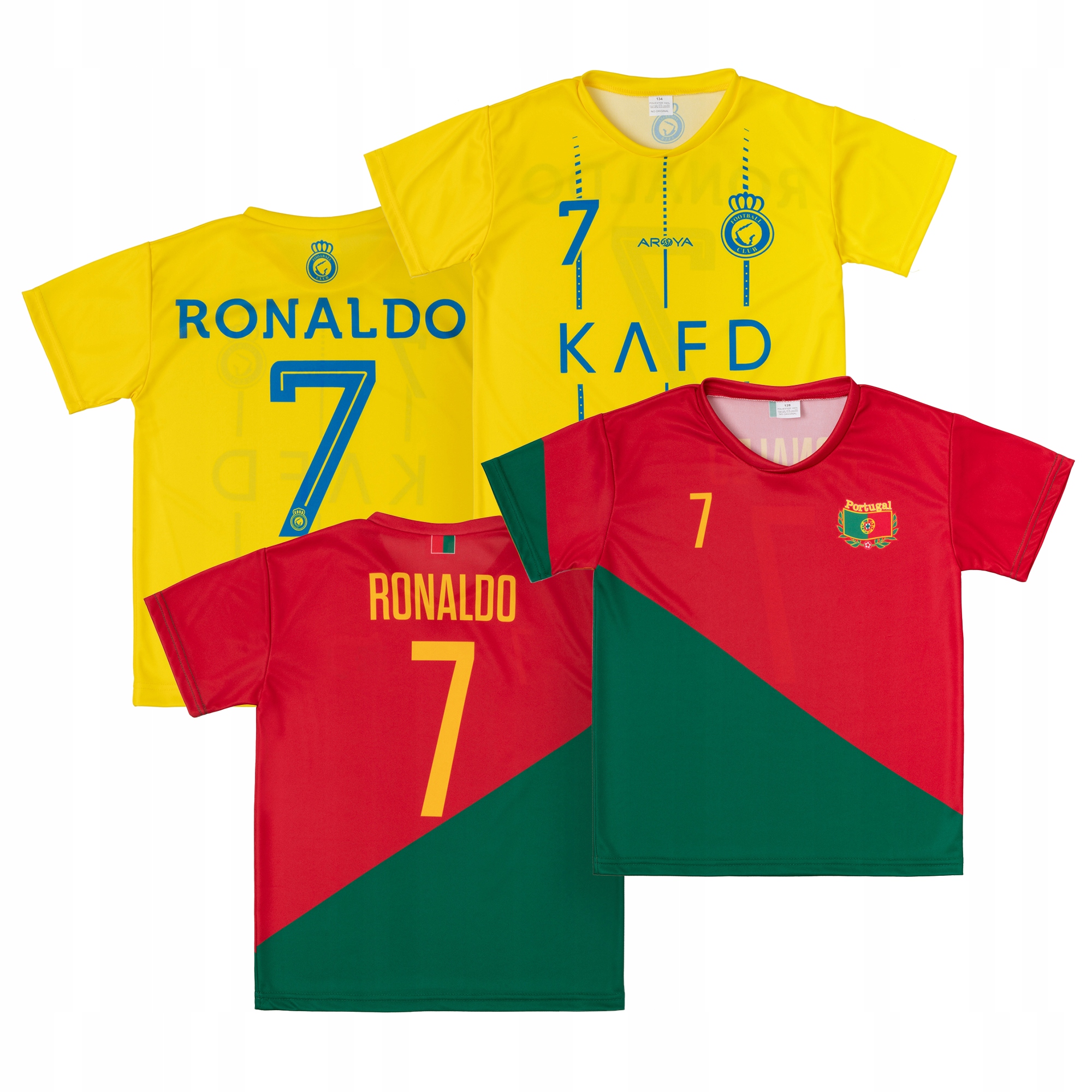 Komplet koszulek RONALDO AL NASSR i PORTUGALIA