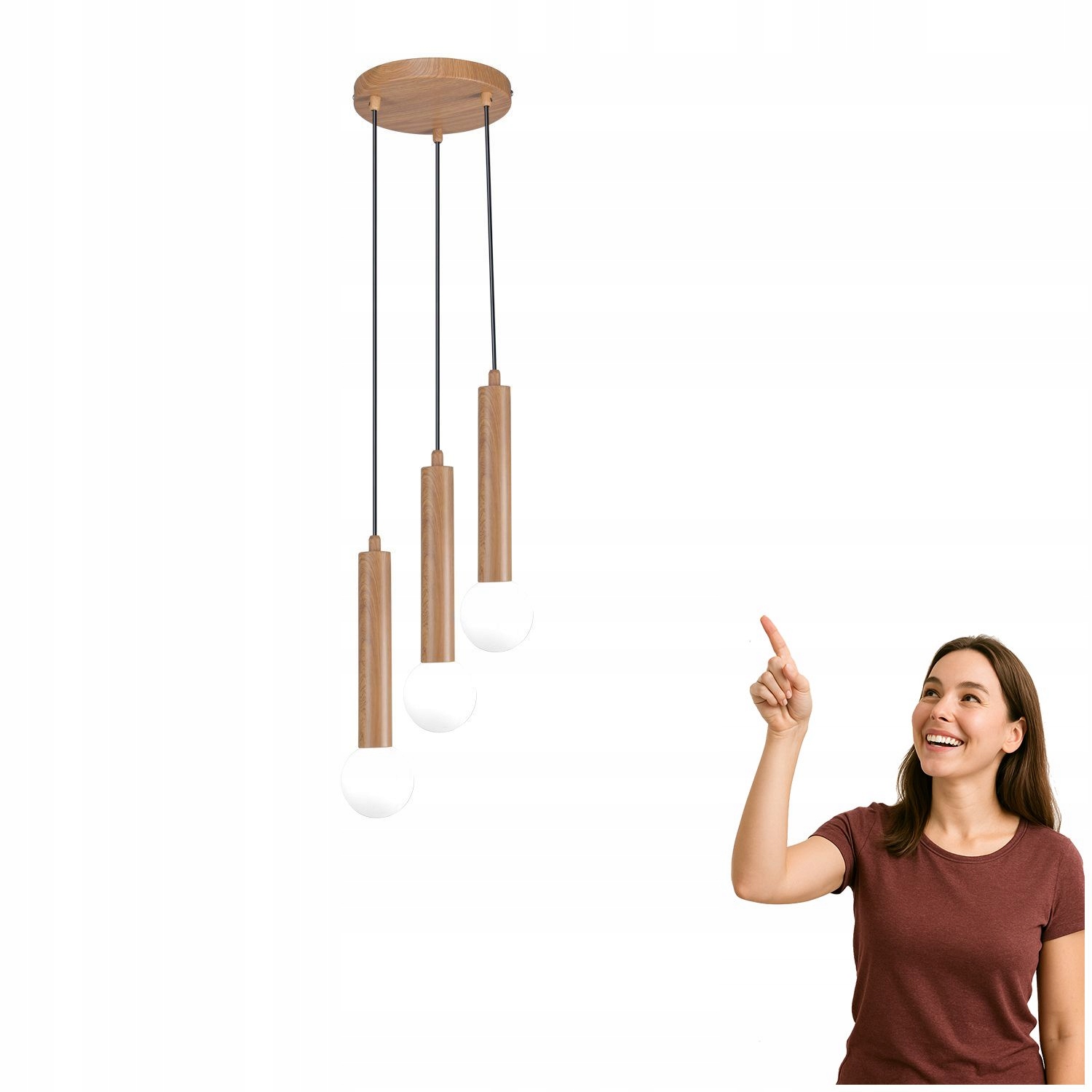 Závěsná lampa Filano PND-33574-3-WD Italux