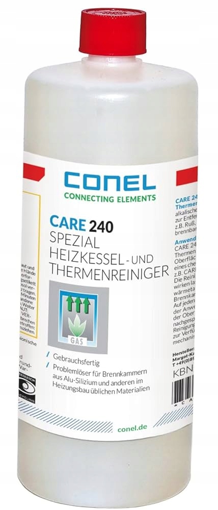 Conel Gc 240 Środek Do Czyszczenia Kotłów Z Komorą Aluminiowo Krzemową 1L