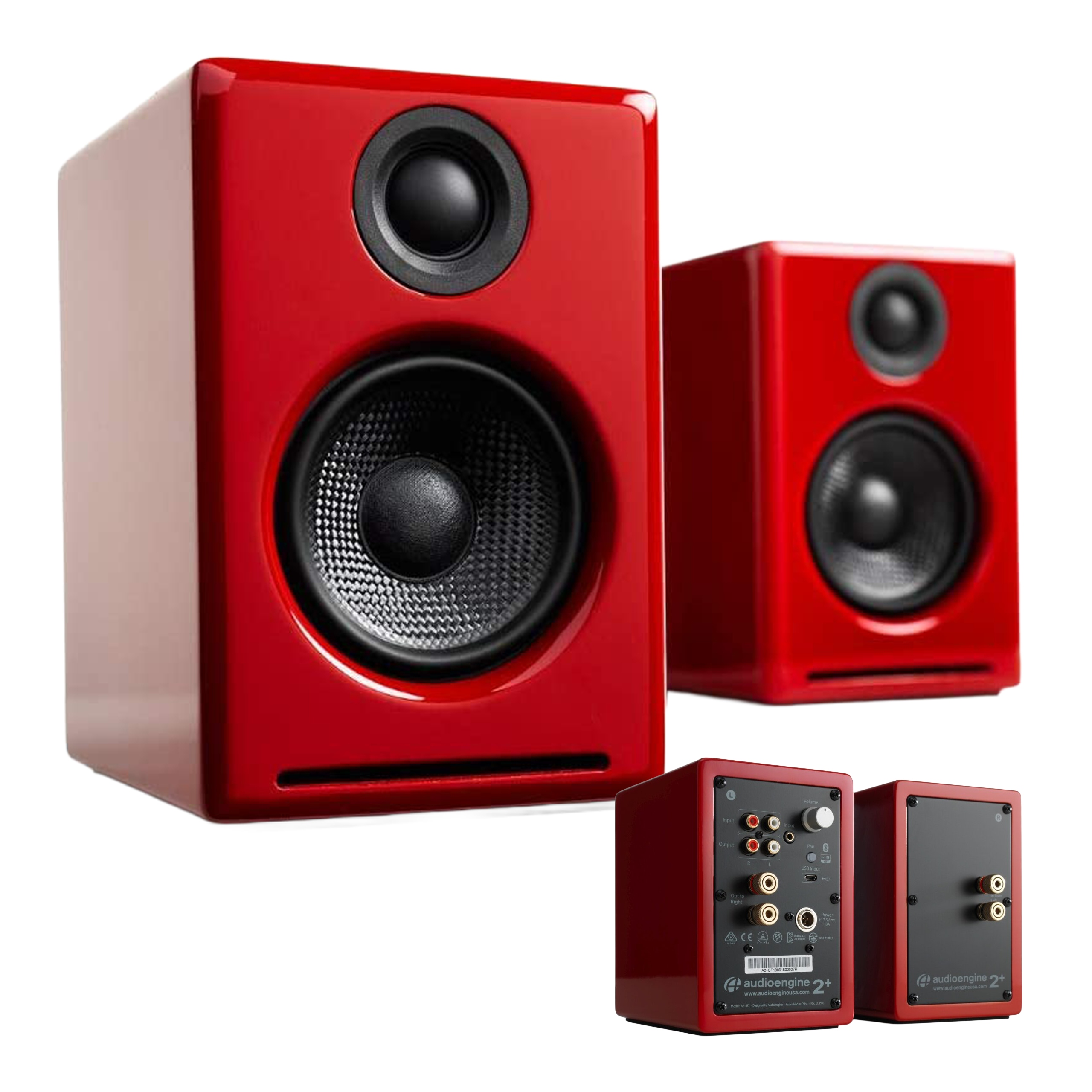 Głośniki Komputerowe Monitory Studyjne Bluetooth Aptx Usb Audioengine A2+