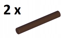 

Lego Dark Brown Bar 3L Arrow Pręt 87994 2szt