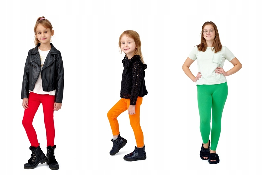 LEGGINSY GETRY DZIECIĘCE BAWEŁNIANE MIX KOLORÓW Marka Inna marka