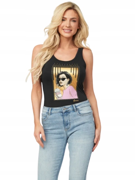 Guess tílko Armelle Tank černé S