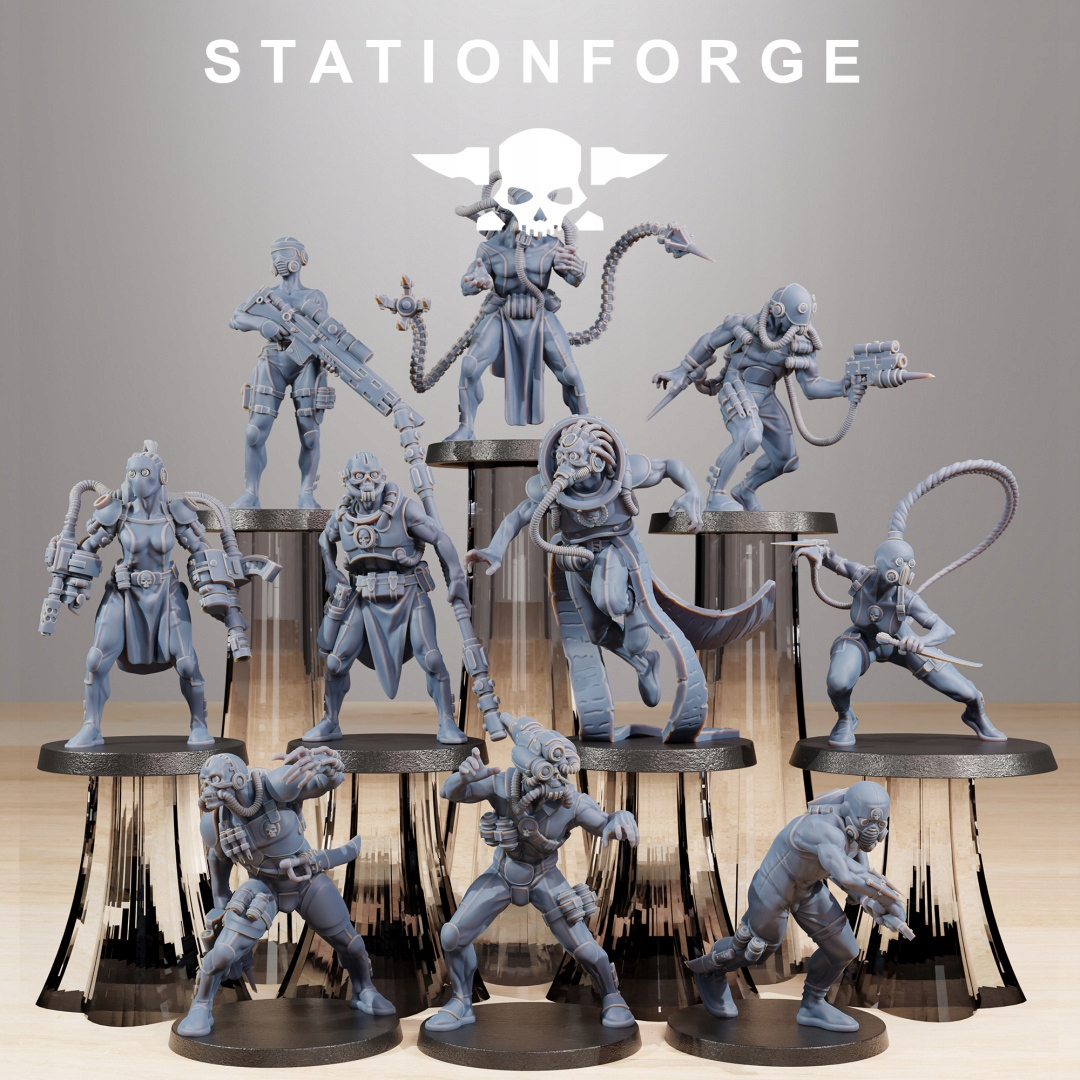 GrimCorp Bounty Hunters - x10 - Station Forge