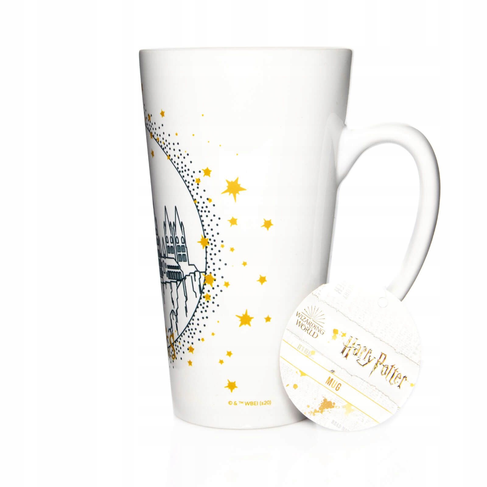 Wysoki kubek latte Harry Potter Hogwart 450 ml