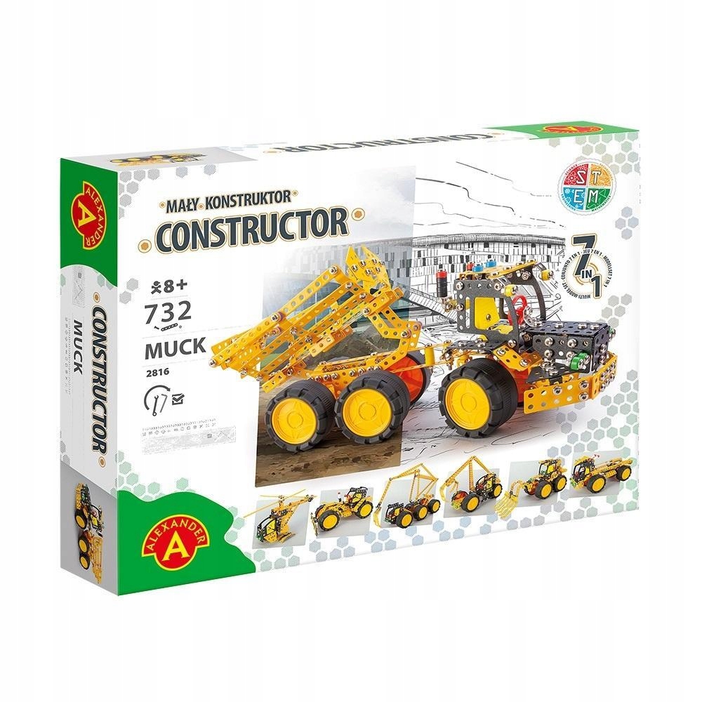 MAŁY KONSTRUKTOR 7W1 - MUCK ALEX, ALEXANDER