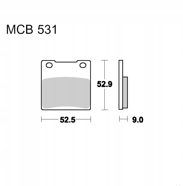 Klocki hamulcowe TRW MCB531