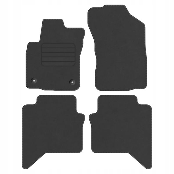 Toyota Hilux VIII 15 – velurové koberce Comfort Graf