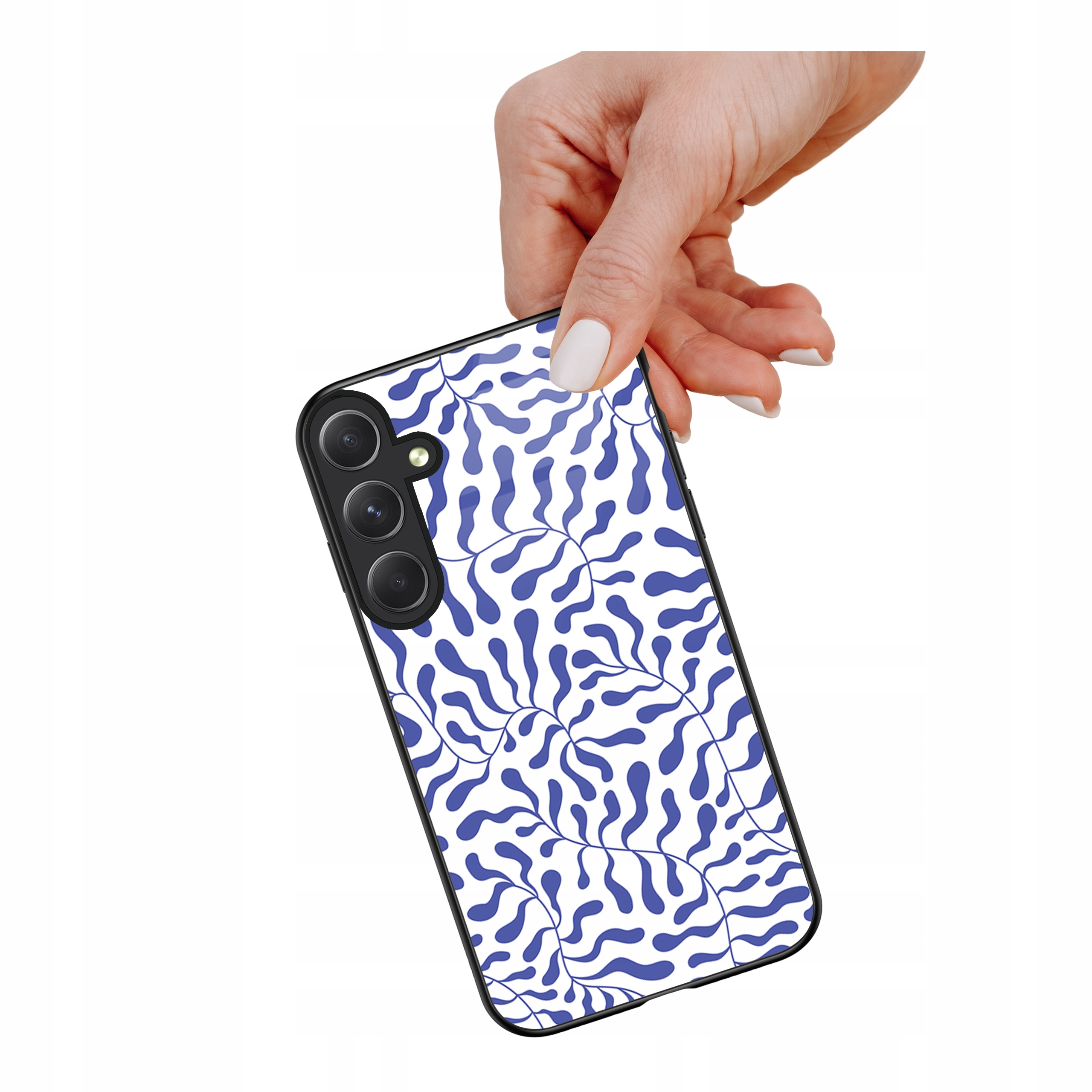 Etui szklane ceramiczne do Samsung Galaxy S23 Fe Ocean glow