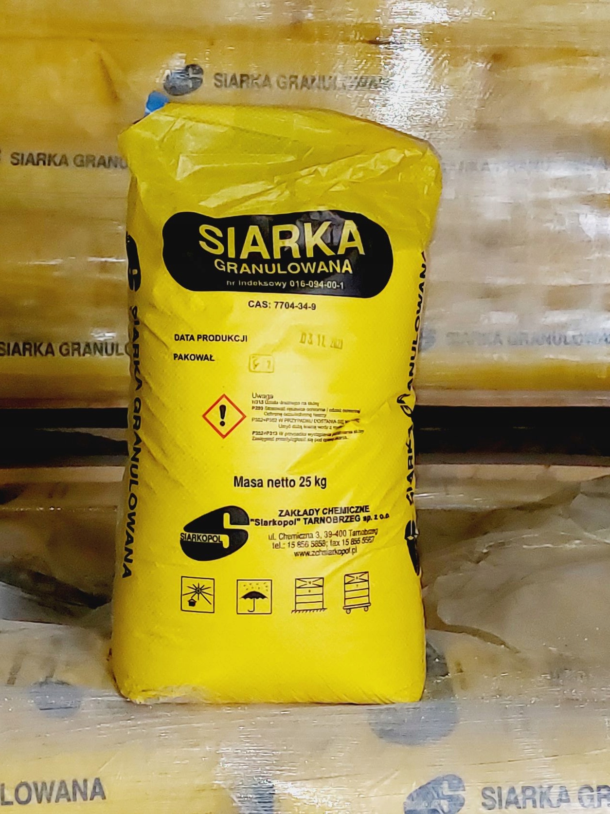 Siarka granulowana 25 kg