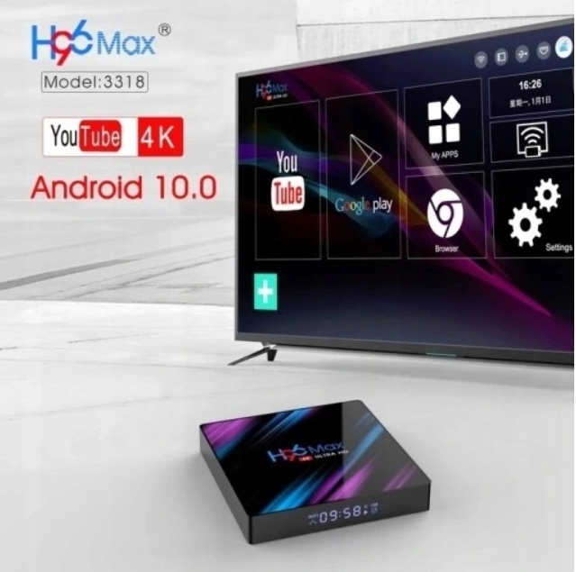 SMART BOX TV 4K ANDROID 10 WIFI BT PRZYSTAWKA TV Marka bez marki
