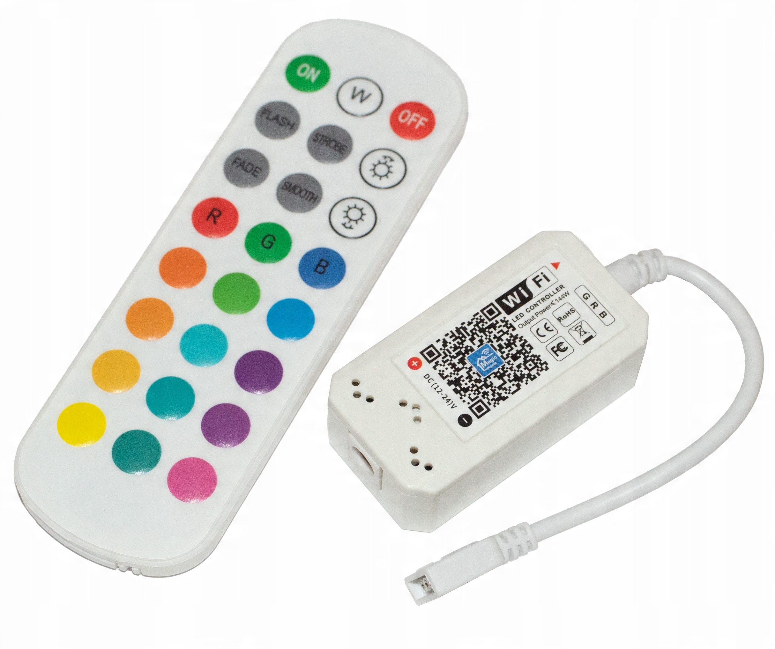 

Sterownik Kontroler taśm Led Rgb WiFi Android iOS