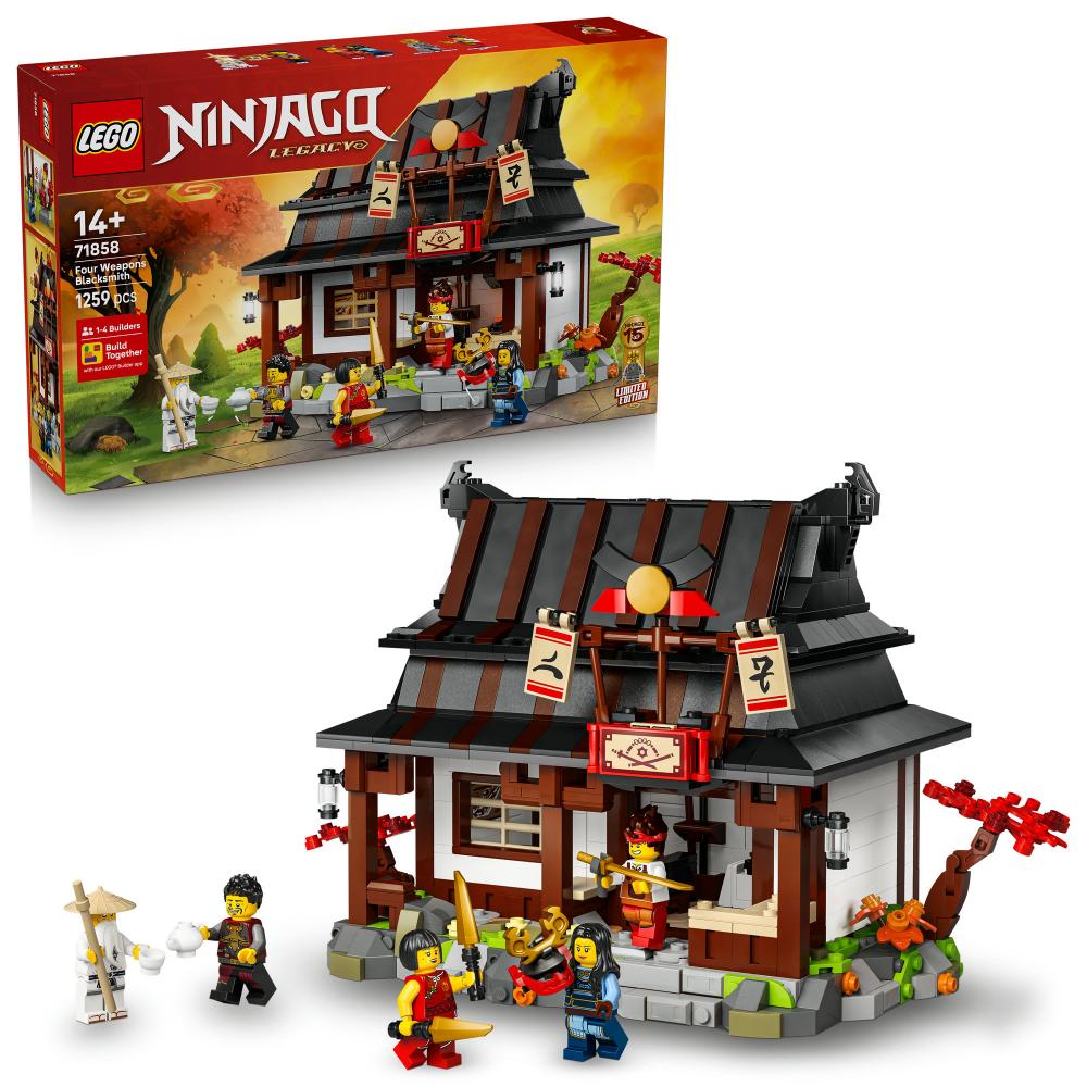 Lego 71858 Ninjago Kovárna Čtyři zbraně 15. výročí