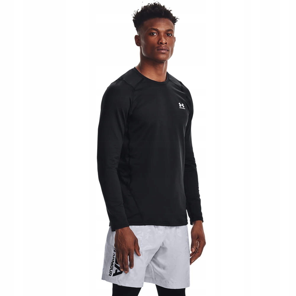 Under Armour bluza koszulka z długim rękawem longsleeve treningowy czarny M