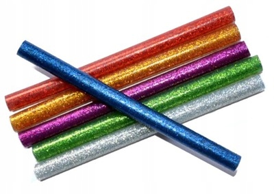 WKŁAD DO PISTOLETU 6 X 7 MM MIX KOL. BROKAT BREWIS Średnica 7 mm