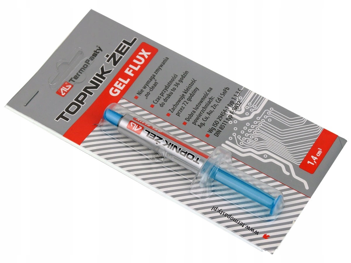 

Topnik w Żelu do lutowania 1,4ml Flux Ag do Smt