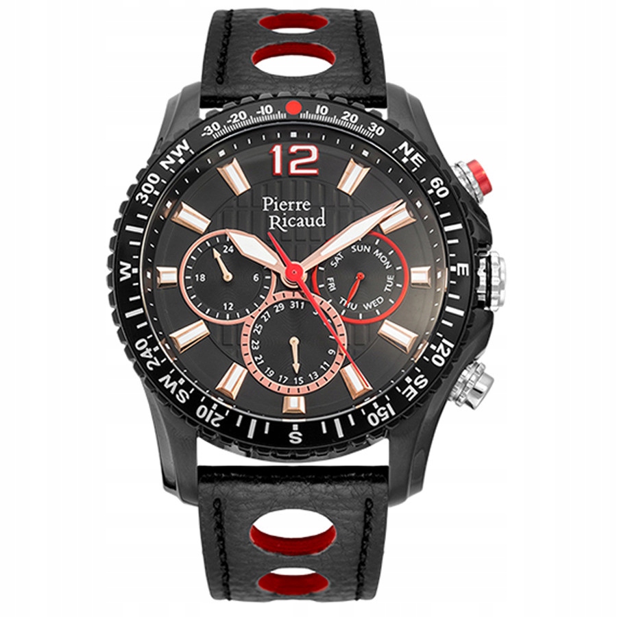 Pánské Hodinky Pierre Ricaud P97222.B254QFR černé
