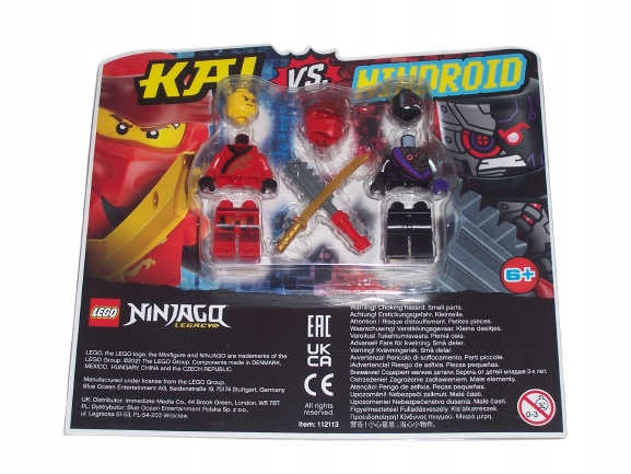 

Lego Ninjago figurki Kai njo492 Nindroid njo582