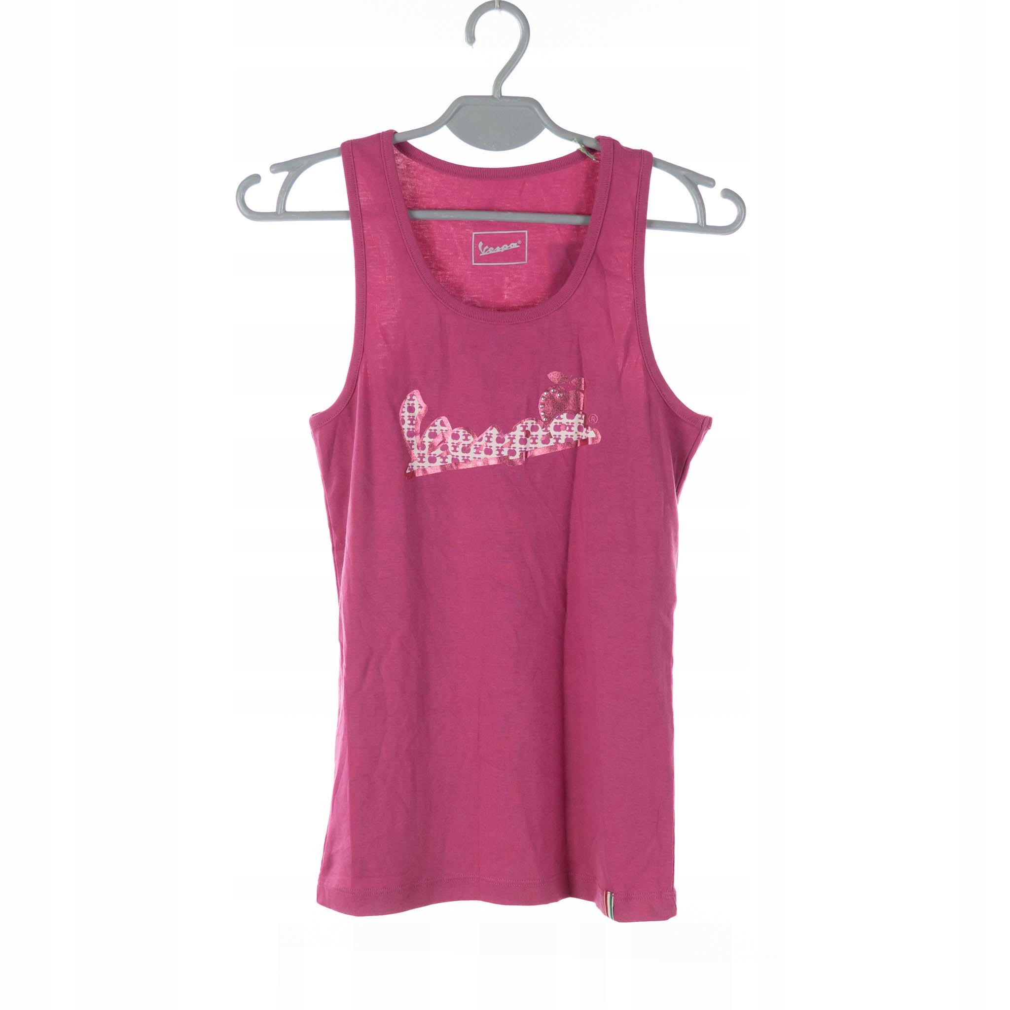 Dámský Top Vespa Růžový Klasický Potisk 38