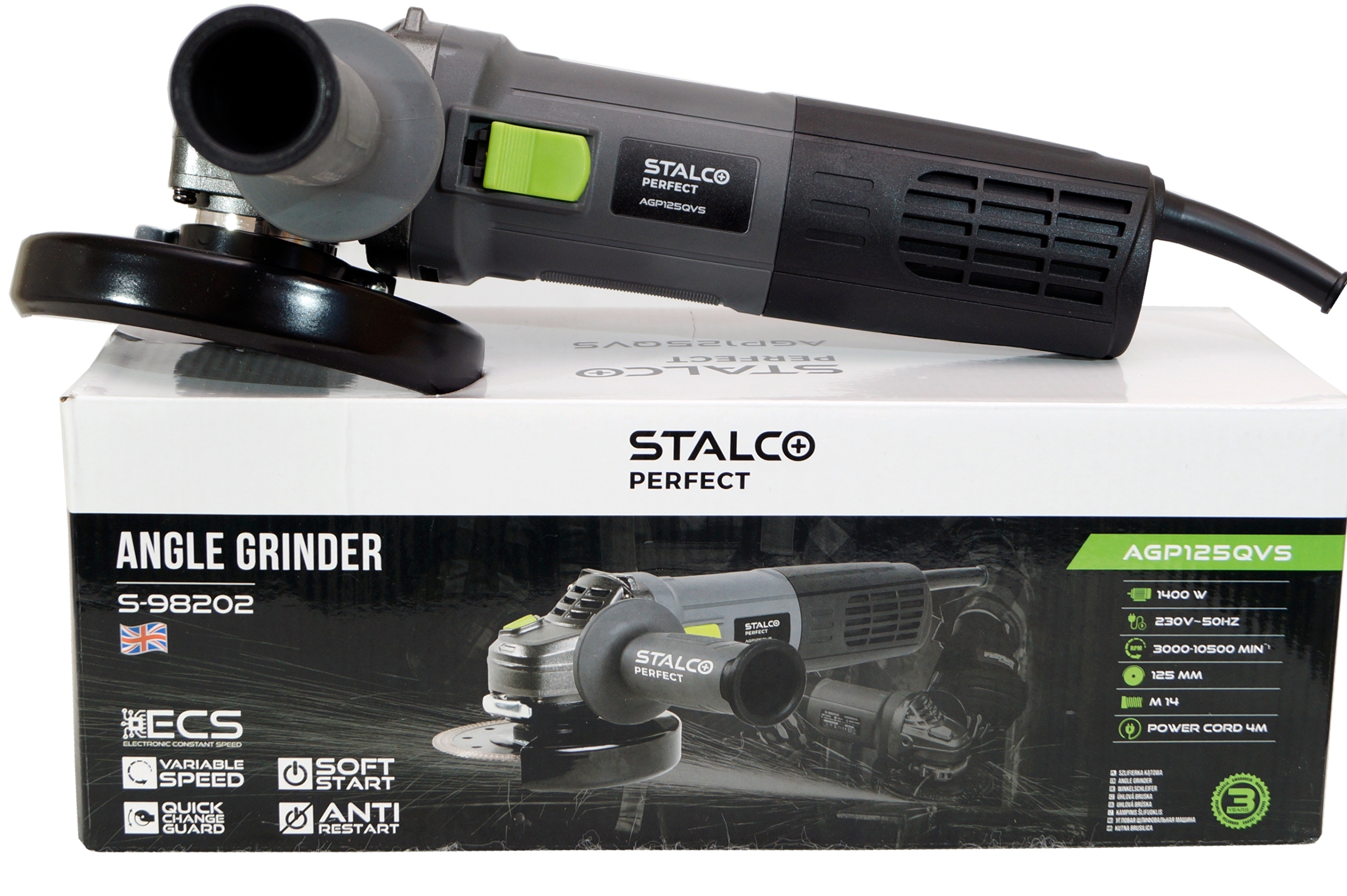 Stalco Perfect Úhlová Bruska 125 mm 1400 W