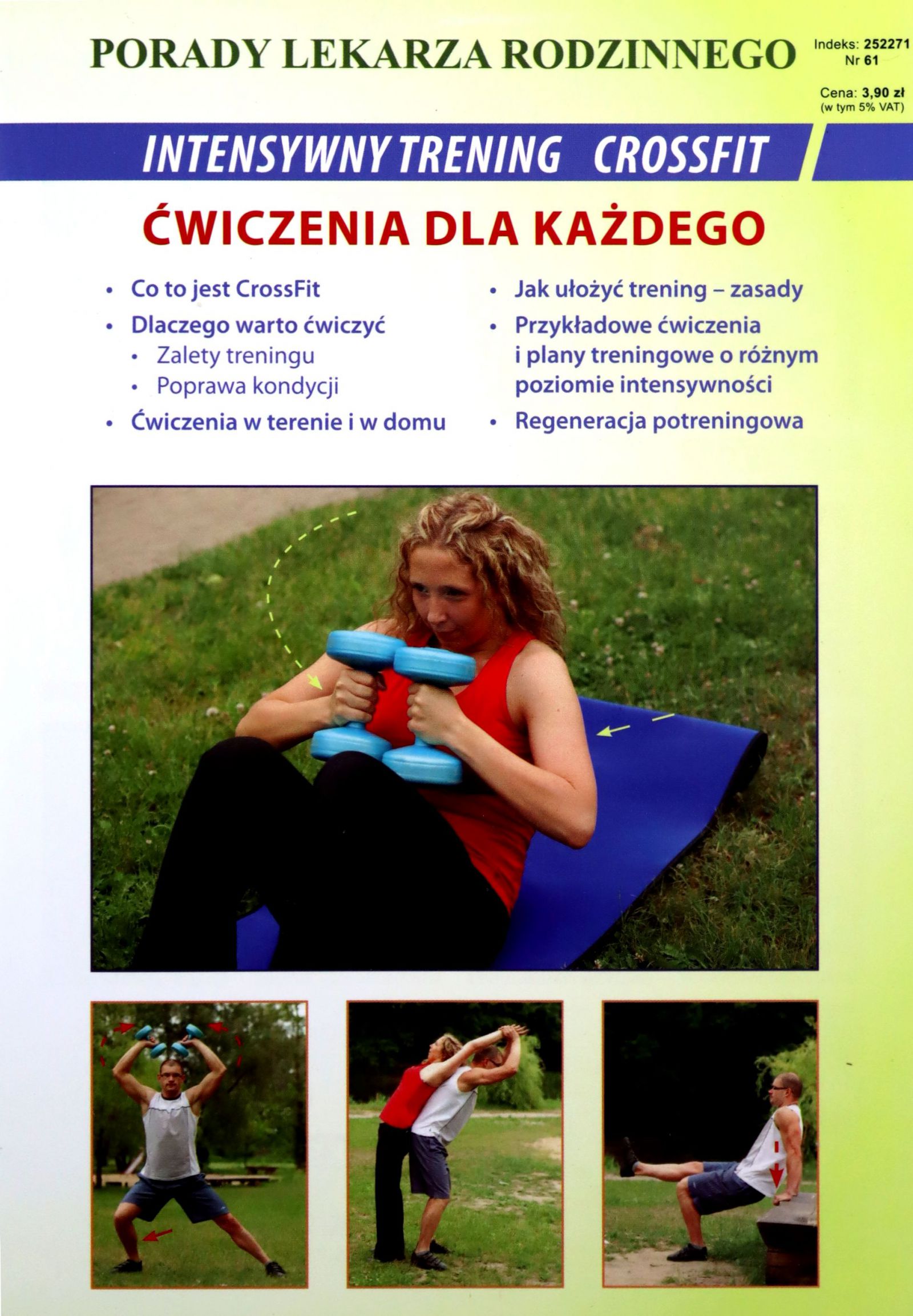 PORADY LEK. RODZINNEGO INTENSYWNY TRENING CROSSFIT [KSĄŻKA]