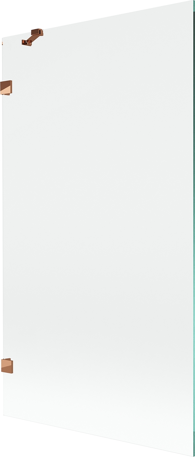 Mexen Lunar sprchová zástěna 1-křídlová 100 x 150 cm, transparentní, růžové